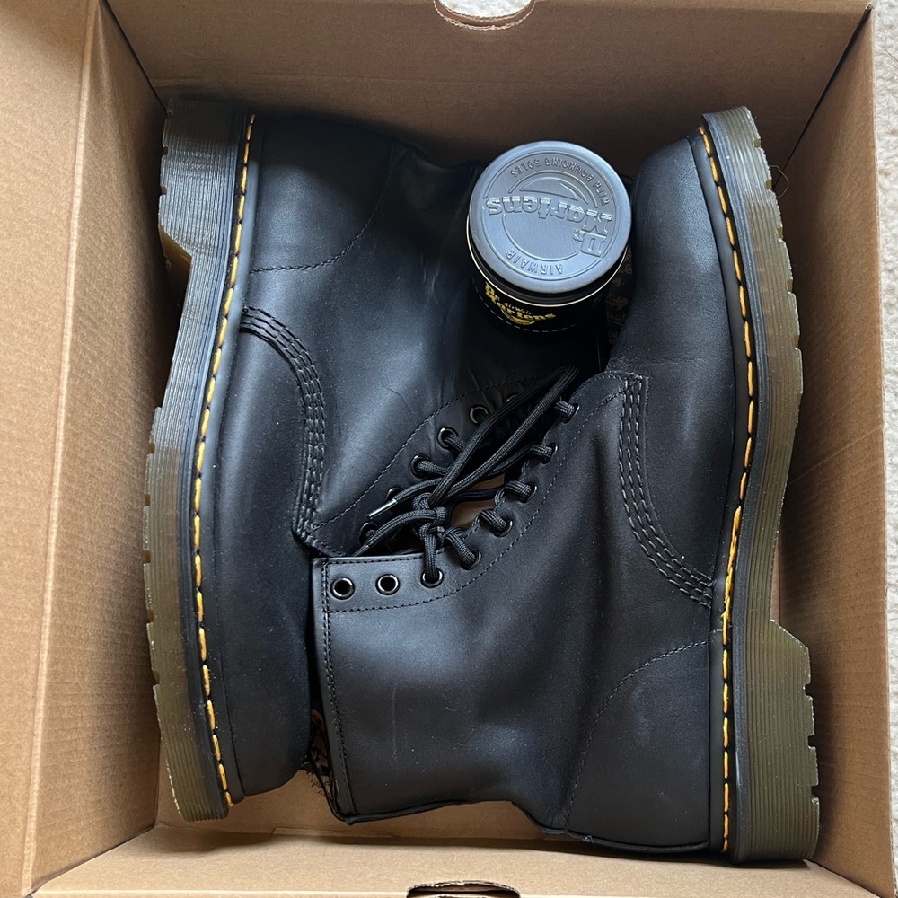 Women’s Dr. Martens AirWair size 11 with leather care balm